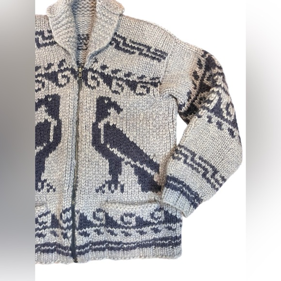 Filson vintage like Ketchikan sweater blue thunderbird - Picture 4 of 11